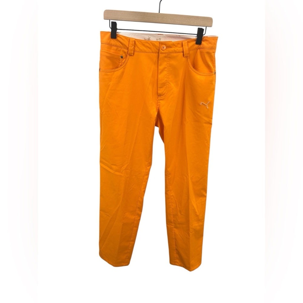 Puma Men’s Golf Pants – Size 30x32 – Bright Orange